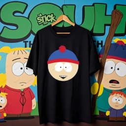 Fun South Park Cartoon T Shirt Unisex Women Men T Shirt Printed T-shirt Tops Summer O-neck High Quality Cotton Short-sleeve