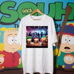 Fun South Park Cartoon T Shirt Unisex Women Men T Shirt Printed T-shirt Tops Summer O-neck High Quality Cotton Short-sleeve