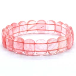 Natural Healing Crystal Oval Faceted Stone Bracelet For Women Amethyst Quartz Agate Punk Gothic Retro Stretch Bangle Men Jewelry