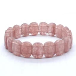 Natural Healing Crystal Oval Faceted Stone Bracelet For Women Amethyst Quartz Agate Punk Gothic Retro Stretch Bangle Men Jewelry