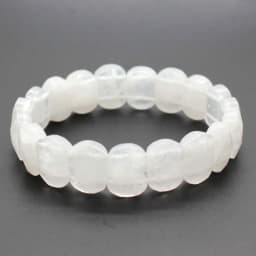 Natural Healing Crystal Oval Faceted Stone Bracelet For Women Amethyst Quartz Agate Punk Gothic Retro Stretch Bangle Men Jewelry