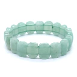 Natural Healing Crystal Oval Faceted Stone Bracelet For Women Amethyst Quartz Agate Punk Gothic Retro Stretch Bangle Men Jewelry