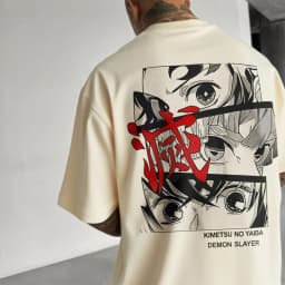 2026 New Men's T-shirt Demon Slayer Anime Print Summer Trendy Women Short Sleeve Graphic Tee Streetwear Casual Tops Y2k Clothes