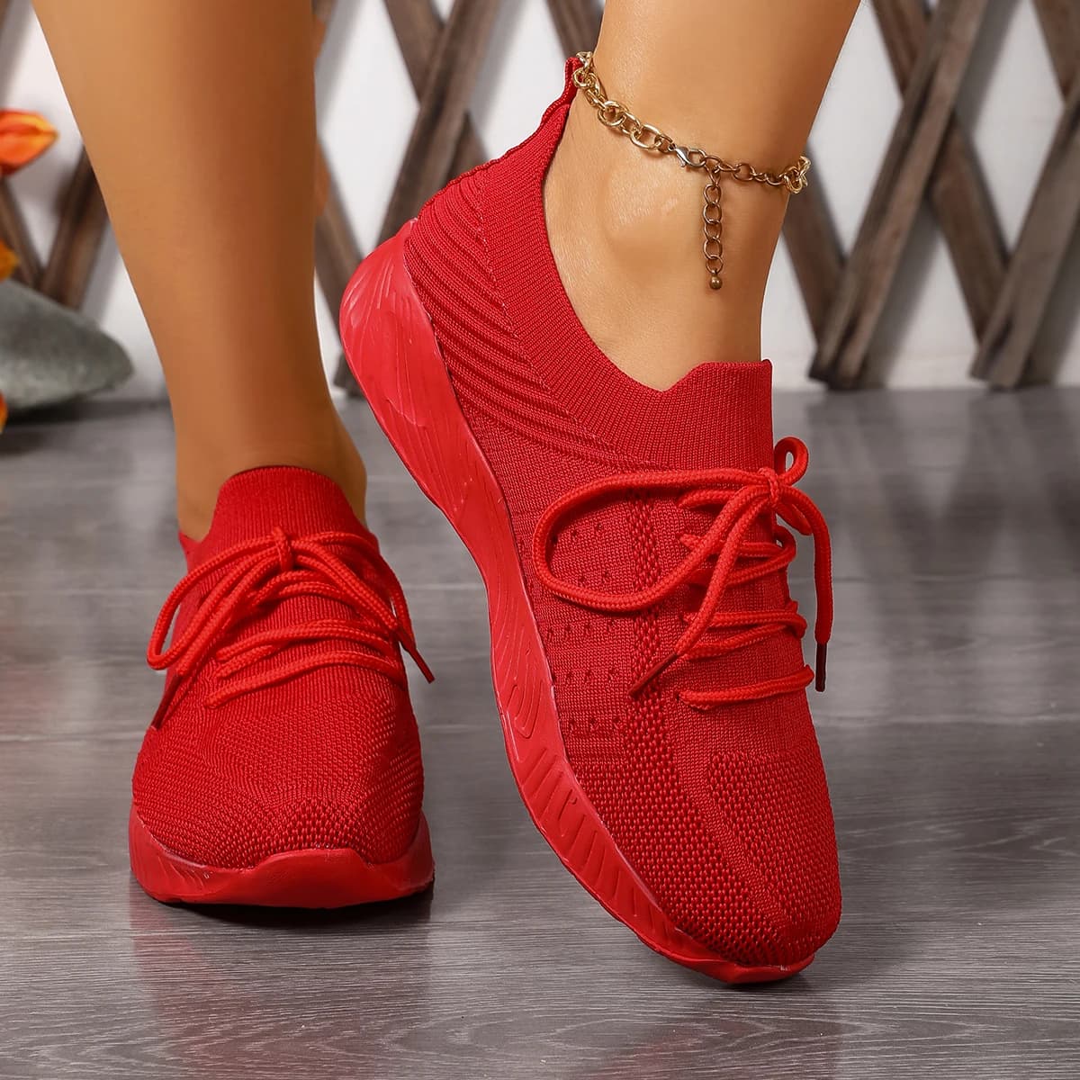 Summer Women Shoes Mesh Breathable Casual Sneakers Lace-Up Vulcanized Shoes Ladies Platform Sport Shoes Female Tennis Shoes