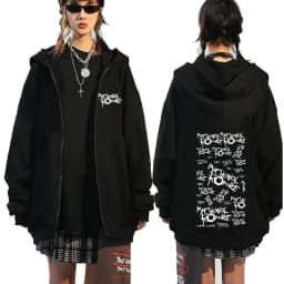 Rock Band My Chemical Romance Mcr Dead Zipper Hoodie Black Parade Punk Emo Zip Up Sweatshirt Men Fashion Vintage Hip Hop Hoodies
