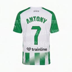 2026/27Men Green White Striped Soccer Jersey Short Sleeve Quick Dry Football Shirt Breathable Sports Shirt Team Training Uniform