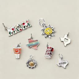 925 Sterling Silver Charms for Bracelet Texas Sunflower Mom Drink Cup Enamel Pendant DIY Jewelry Making Gift for Mother