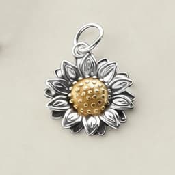 925 Sterling Silver Charms for Bracelet Texas Sunflower Mom Drink Cup Enamel Pendant DIY Jewelry Making Gift for Mother