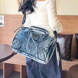 Retro Versatile Advanced Sense Commute Crossbody Bag Denim Fabric Large Capacity 2026 New Fashion Summer Casual Shoulder Bags