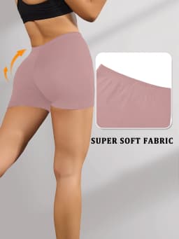 3 Pack Women's High Elastic Biker Shorts, Super Soft Proof Yoga Running Cycling Workout Gym Fitness Activewear Tights