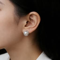 Real Cultured Freshwater Black Pearl Earring For Woman,Cute 925 Silver Pearl Earring Fine Jewelry Wife Bridesmate Gift
