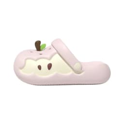 Adorable EVA Apple Slippers Anti Slip Waterproof Apple Sandals Closed Toe Soft Bottom Indoor Outdoor Sandals Spring Summer