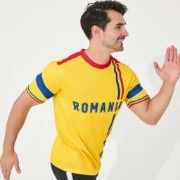2026 Euro Romania Soccer Jersey High Quality Polyester Short-sleeved Soccer Shirt Breathable and Quick Drying Football Uniform