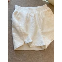 Women S Cotton White Shorts Summer Thin Loose Solid Casual Comfy High Waist Side Slit Breathable Fashion Streetwear New Arrival