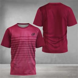 2026 New Padel Element Print Quick-drying Short Sleeve Men's Tennis Breathable Wear Men's Ultra-thin Fitness T-shirt Casual Top