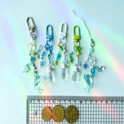Frutiger Aero Y2K Cybercore Keychain Beaded Charm for Bags Phones Cameras Gift