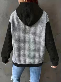 Spring and Autumn fashion loose casual pullover hooded versatile hoodie women's clothing