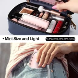 Portable Fan, Mini Fan, USB Rechargeable 3 Adjustable Speed, Foldable Handheld Personal Eyelash Fan for Girls Women,
