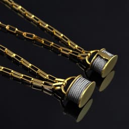 Designer-Inspired New Arrival Women's Gold-Plated Stainless Steel Lock Pendant Fashionable Vintage Necklace