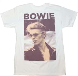 David Bowie low-rise unisex T-shirt, fun black retro T-shirt, pure cotton couple's summer street style shirt graphic t shirts