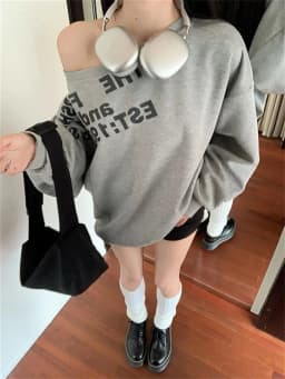 Y2k Sexy Oversize T shirt Women Streetwear Print Long sleeve Basic Top Lady Fall 2025 Winter Korean Fashion Oversized Tees Shirt