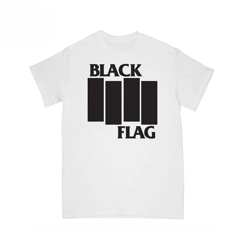 Black Flag American Pure Punk Rock Band Casual T-Shirt Men's and Women's Luxury Brand