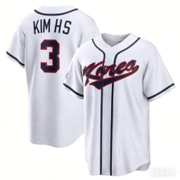 2026 Korea Baseball Jersey Lee JH 22 Men's White Korea Baseball Shirt Short Sleeve Fan Version Sportswearb