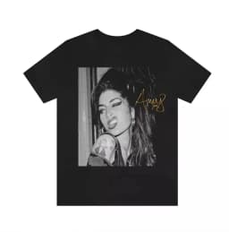 2026 Summer New Design Amy Winehouse Exclusive Shirt High-Quality Comfortable Men's Round-neck Printed T-Shirt