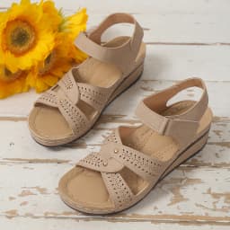 2026 New Women Fashion Wedge Sandals Summer Casual Platform Walking Sandalias Mujer Comfortable Non Slip Beach Shoes Female