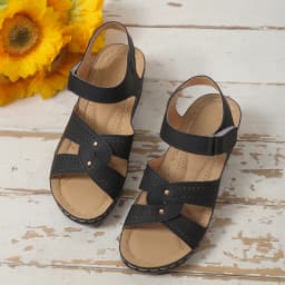 2026 New Women Fashion Wedge Sandals Summer Casual Platform Walking Sandalias Mujer Comfortable Non Slip Beach Shoes Female