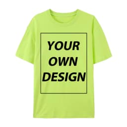 Personalized Custom Print 21 Color Fashion Short Sleeve Man Cotton O-Neck T Shirt Casual Team Street Clothes Breathable Work Top