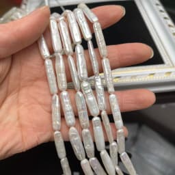 High-quality White Pipa Pearls 100% Natural Freshwater Pearls Loose Beads for Jewelry Making DIY Necklaces Bracelets Accessories