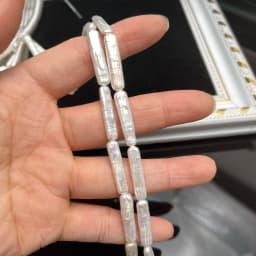 High-quality White Pipa Pearls 100% Natural Freshwater Pearls Loose Beads for Jewelry Making DIY Necklaces Bracelets Accessories