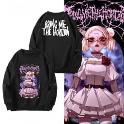 2026 BRING ME THE HORIZON BMTH Dead Core Band Peripheral Hoodies for Men and Women Autumn and Winter Fleece Jacket Trend