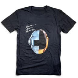 Daft Punk Random Access Memories Helmet Print Cotton T-Shirt Electronic Music Duo Unisex Short Sleeve Tee