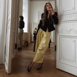 Women's Exquisite Luxury Satin Loose Jacket Wide Leg Pants Suit 2026 Casual Elegant V Neck Cinched Waist Jacket Chic Trouser Set
