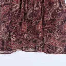 Trendy Bohemian Vintage Long Dress Spring V Neck Puff Sleeve Belted Paisley Print Elegant Casual Daily Dress for Women