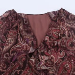 Trendy Bohemian Vintage Long Dress Spring V Neck Puff Sleeve Belted Paisley Print Elegant Casual Daily Dress for Women