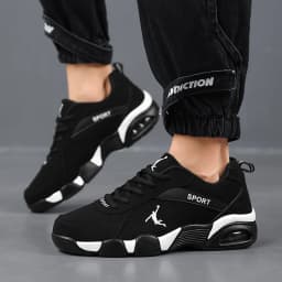Men's Road Running Shoes, Lace-Up Closure, Suitable for All Seasons, Low-Top Trendy Versatile Hiking Shoes, Tennis Casual Walking Fitness Hiking Shoes - the Perfect Sports Shoe for Outdoor Adventures, Ideal for Sports Enthusiasts, Available in Three Colors