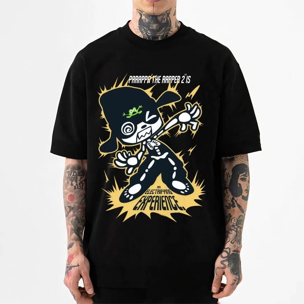 Parappa The Rapper Japanese Style Classic Tee High-quality Streetwear Is Suitable for Both Men Women 2026 New Summer T-shirts