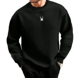 New Men's Round-Neck Long-Sleeve Sportswear, High-Quality Outdoor Casual Men's Clothing, Fashionable Spring and Autumn Sets