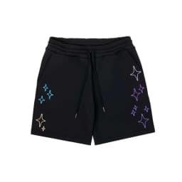 American retro high street breathable quick drying sports shorts, summer star printed men's and women's shorts, loose fit