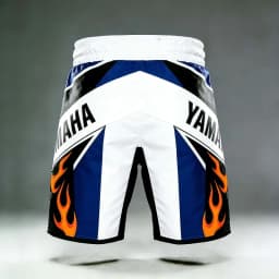 2026 Summer New Yamaha White Flame Fashion Sports Outdoor Fitness Shorts, Men Women Casual Motorcycle Riding Shorts