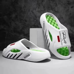 2026 New Men's Massage Slippers Indoor and Outdoor Sandals Beach Casual Shoes Comfortable Soles Men's Slippers Large