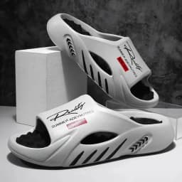 2026 New Men's Massage Slippers Indoor and Outdoor Sandals Beach Casual Shoes Comfortable Soles Men's Slippers Large