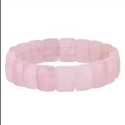 Natural Healing Crystal Square Faceted Stone Bracelets For Women Amethyst Punk Gothic Retro Rectangle Stretch Bangle Men Jewelry