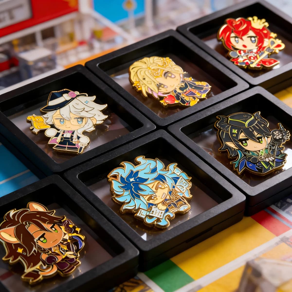 Fashion Metal Enamel Brooches | Anime Style Lapel Pins for Bags, Jeans & DIY Accessories