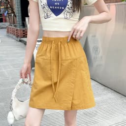SummerWomen'sQuick-DryingLightweightskort With PocketsFront SlitCargo Pants High WaistKnee Length Shorts Athletic Casual Pants