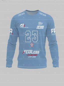 2026 Summer Mens Long Sleeve T Shirt A Racing Fan Theme Chicago 23 Print Men Women Unisex Sweatshirt Tops Pullover Hoodies