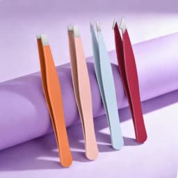 Tweezers Set 3-4pcs Premium Stainless Steel Eyebrow Precision Sharp Tip Tweezers for Body Ingrown and Facial Hair Removal